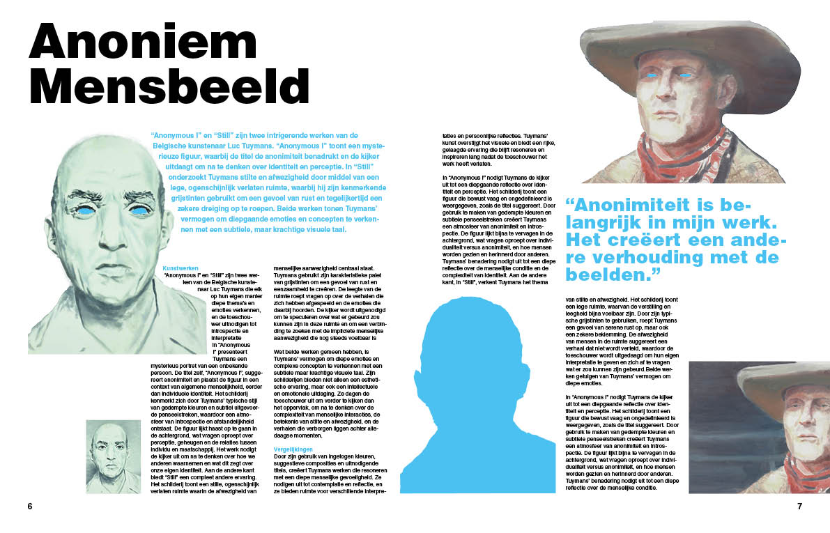 Opdracht InDesign: Kunst Magazine