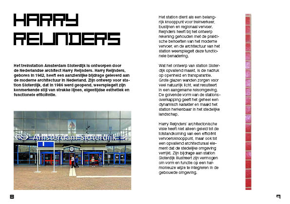 Opdracht InDesign: Modernistische Reiszine.