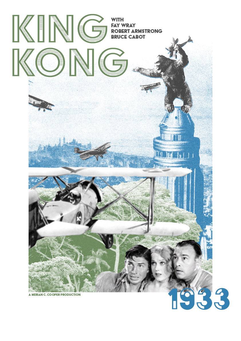 Opdracht Photoshop/InDesign: King Kong Poster